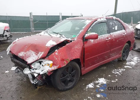 2008 Toyota Corolla S from USA, damaged, VIN 2T1BR32E38C932879